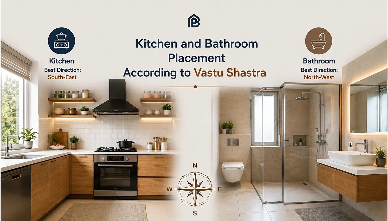 Kitchen and Bathroom Placement According to Vastu Shastra
